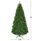 人造高级铰接圣诞树 - 7 英尺 Artificial Premium Hinged Christmas Tree-7 ft