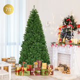 人造高级铰接圣诞树 - 7 英尺 Artificial Premium Hinged Christmas Tree-7 ft