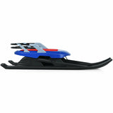 折叠儿童金属雪橇带拉绳雪橇和皮革座椅 Folding Kids' Metal Snow Sled with Pull Rope Snow Slider and Leather Seat