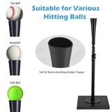 36 英寸可调节重型棒球击球 T 恤 36 Inch Adjustable Heavy Duty Batting Tee for Baseball