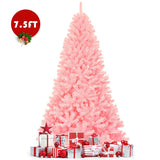 7.5 英尺铰接人造圣诞树全杉树 7.5 Feet Hinged Artificial Christmas Tree Full Fir Tree