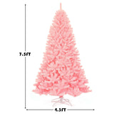 7.5 英尺铰接人造圣诞树全杉树 7.5 Feet Hinged Artificial Christmas Tree Full Fir Tree