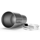 30 盎司不锈钢不倒翁杯双层真空保温杯带盖 30oz Stainless Steel Tumbler Cup Double Wall Vacuum Insulated Mug with Lid