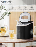 迷你便携式紧凑型电动制冰机-黑色 Mini Portable Compact Electric Ice Maker Machine-Black