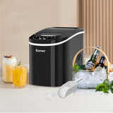 迷你便携式紧凑型电动制冰机-黑色 Mini Portable Compact Electric Ice Maker Machine-Black