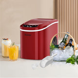 迷你便携式紧凑型电动制冰机-红色 Mini Portable Compact Electric Ice Maker Machine-Red