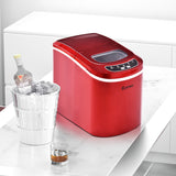 迷你便携式紧凑型电动制冰机-红色 Mini Portable Compact Electric Ice Maker Machine-Red