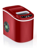 迷你便携式紧凑型电动制冰机-红色 Mini Portable Compact Electric Ice Maker Machine-Red