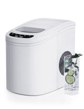 迷你便携式紧凑型电动制冰机-白色 Mini Portable Compact Electric Ice Maker Machine-White