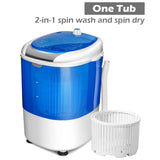 5.5 磅便携式半自动洗衣机 5.5 lbs Portable Semi Auto Washing Machine