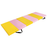 6 英尺 x 2 英尺 x 2.5 英寸 3 折体操翻滚健身垫 6 Feet x 2 Feet x 2.5 Inch 3-Fold Gymnastics Tumbling Fitness Mat