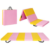 6 英尺 x 2 英尺 x 2.5 英寸 3 折体操翻滚健身垫 6 Feet x 2 Feet x 2.5 Inch 3-Fold Gymnastics Tumbling Fitness Mat