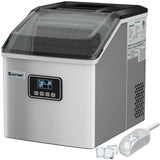 48 磅不锈钢自洁式制冰机，带 LCD 显示屏 48 lbs Stainless Self-Clean Ice Maker with LCD Display