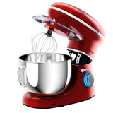 6.3 夸脱倾斜头食品立式搅拌机 6 速 660W-红色 6.3 Quart Tilt-Head Food Stand Mixer 6 Speed 660W-Red