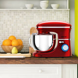 6.3 夸脱倾斜头食品立式搅拌机 6 速 660W-红色 6.3 Quart Tilt-Head Food Stand Mixer 6 Speed 660W-Red