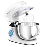 6.3 夸脱倾斜头食品立式搅拌机 6 速 660W-白色 6.3 Quart Tilt-Head Food Stand Mixer 6 Speed 660W-White