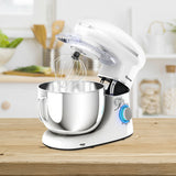 6.3 夸脱倾斜头食品立式搅拌机 6 速 660W-白色 6.3 Quart Tilt-Head Food Stand Mixer 6 Speed 660W-White