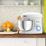 6.3 夸脱倾斜头食品立式搅拌机 6 速 660W-白色 6.3 Quart Tilt-Head Food Stand Mixer 6 Speed 660W-White