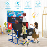 儿童街机篮球游戏套装，带 4 个篮球和打气筒 Kids Arcade Basketball Game Set with 4 Basketballs and Ball Pump