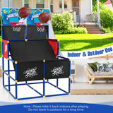 儿童街机篮球游戏套装，带 4 个篮球和打气筒 Kids Arcade Basketball Game Set with 4 Basketballs and Ball Pump