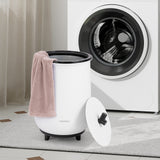 23L大号豪华桶式毛巾架带香盘架-黑色 23L Large Luxury Bucket-Style Towel Warmer with Fragrant Disc Holder-Black