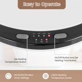 23L大号豪华桶式毛巾架带香盘架-黑色 23L Large Luxury Bucket-Style Towel Warmer with Fragrant Disc Holder-Black