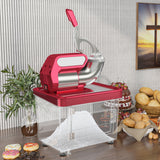 300W商用双刀片带安全开关碎冰机-红色 300W Commercial Ice Crusher with Dual Blades and Safety Switch-Red