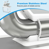 300W 商用双刀片带安全开关碎冰机-白色 300W Commercial Ice Crusher with Dual Blades and Safety Switch-White