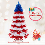 7.5 英尺人造圣诞树，带暖白色 LED 灯 7.5 Feet Artificial Christmas Tree with Warm White LED Lights