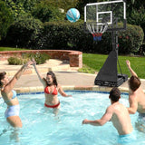 4.9-10 英尺高度可调节便携式篮球框篮球门系统 4.9-10 Feet Height Adjustable Portable Basketball Hoop Basketball Goal System