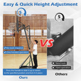 4.9-10 英尺高度可调节便携式篮球框篮球门系统 4.9-10 Feet Height Adjustable Portable Basketball Hoop Basketball Goal System