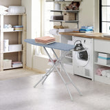 48 英寸 x 13.5 英寸家用熨衣板带熨斗架-灰色 48 Inch x 13.5 Inch Ironing Board with Iron Rest for Home-Gray
