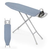 48 英寸 x 13.5 英寸家用熨衣板带熨斗架-灰色 48 Inch x 13.5 Inch Ironing Board with Iron Rest for Home-Gray