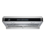 小浣熊 30"自清双模抽油烟机 黑/银 Auto-clean Range Hood 850CFM