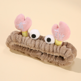 可爱3D有钳螃蟹发带【多款混发】Hair Band 3D Crab Face