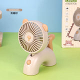 1档USB充电款可爱便携口袋风扇【4色混发】USB Pocket Fan