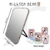 奶茶熊方形台镜 桌面化妆镜 多款混发 Table Mirror