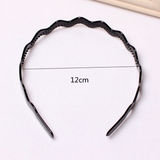 韩版儿童发饰 黑色大波浪发箍 Waved Hair Hoop 12cm