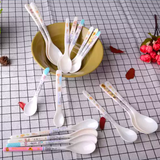 中式糖水勺 儿童家用可爱勺子汤勺 Cartoon Spoon