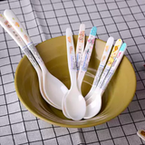 中式糖水勺 儿童家用可爱勺子汤勺 Cartoon Spoon