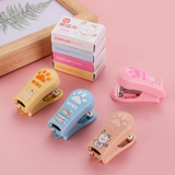 得力deli 迷你订书机套装【多色混发】