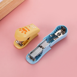 得力deli 迷你订书机套装【多色混发】