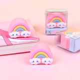 可爱造型硅胶彩虹笔刨削笔器 Rainbow Baby Pencil Sharpener