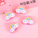 可爱造型硅胶彩虹笔刨削笔器 Rainbow Baby Pencil Sharpener