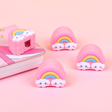 可爱造型硅胶彩虹笔刨削笔器 Rainbow Baby Pencil Sharpener
