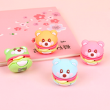 汉堡熊造型笔刨削笔器【多色混发】 Hamburger Bear Pencil Sharpener