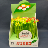 卡通矽胶寿司摇摆中性笔