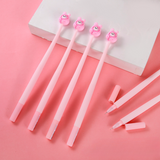 唯美樱花兔子矽胶中性笔