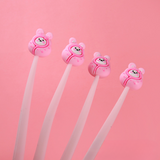 唯美樱花兔子矽胶中性笔