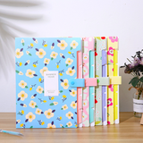 碎花森系6格A4风琴包【四色混发】